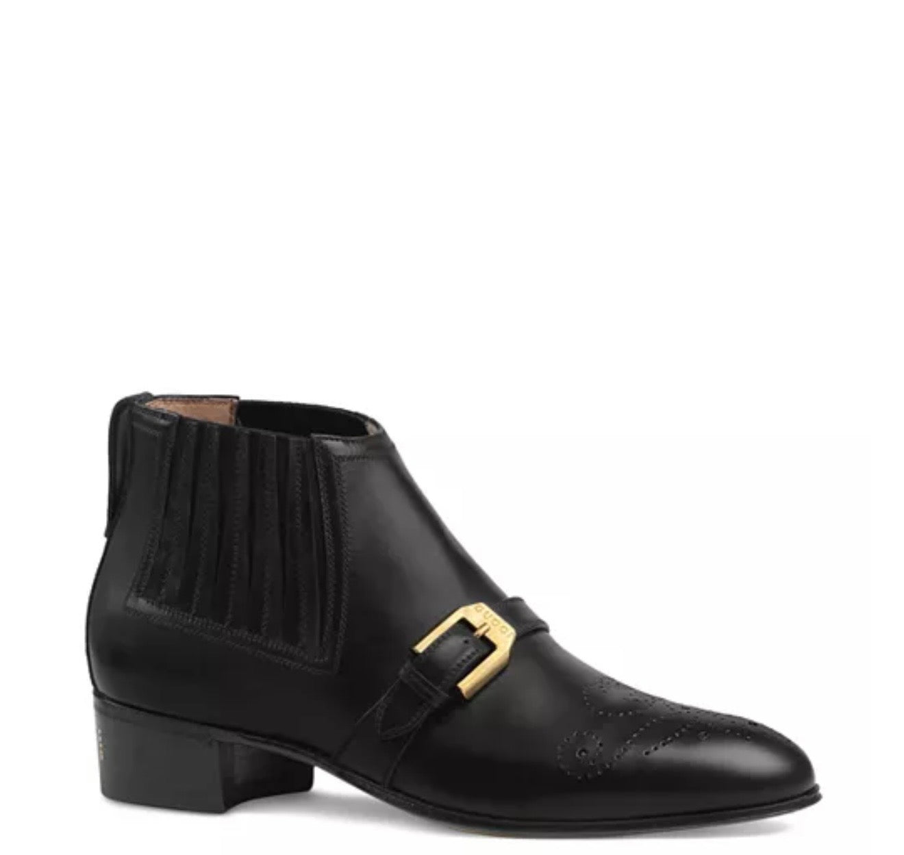 Gucci
Women's G Brogue Leather Ankle Boots