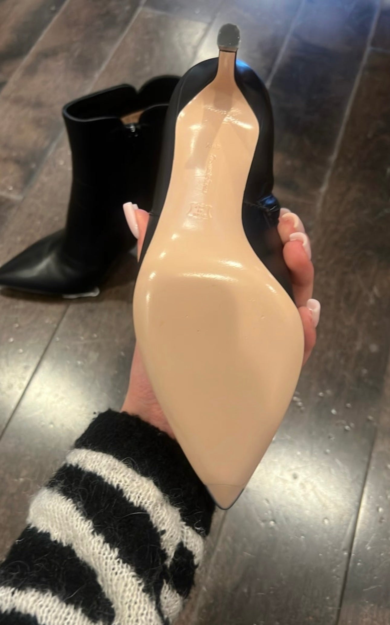 GIANVITO ROSSI
Levy 85 leather ankle boots
