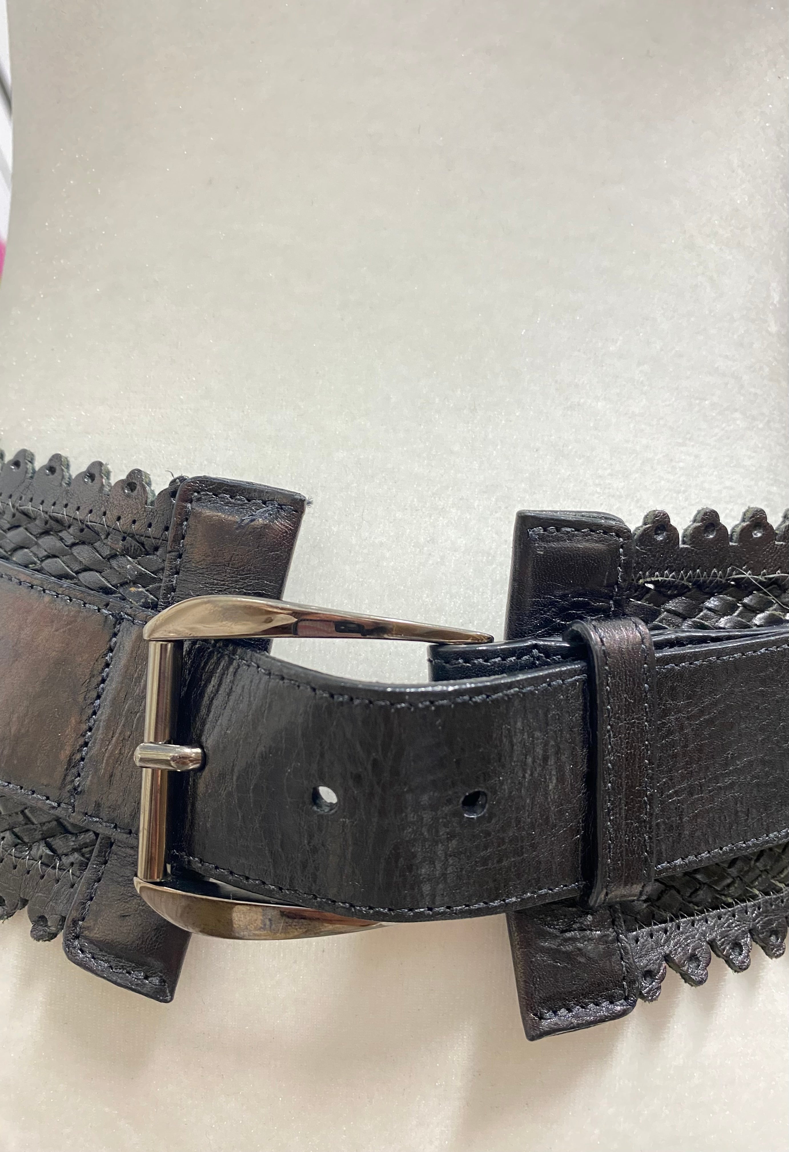 Oscar De La Renta Eyelet Belt