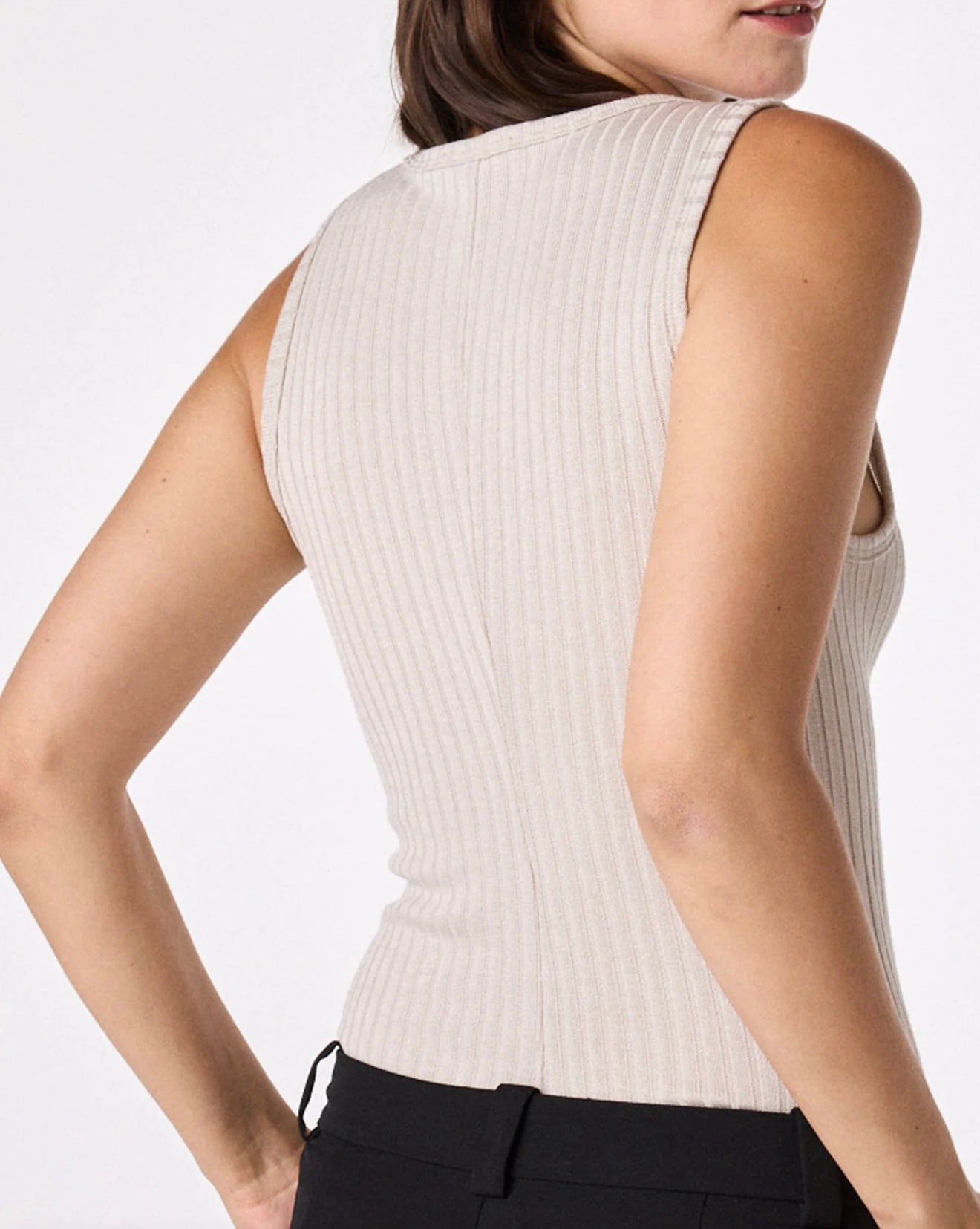 LELUXE - Marin Tank in Taupe