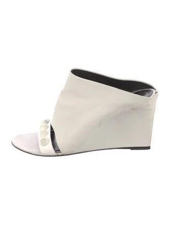 Pre-loved BALENCIAGA wedges with studs