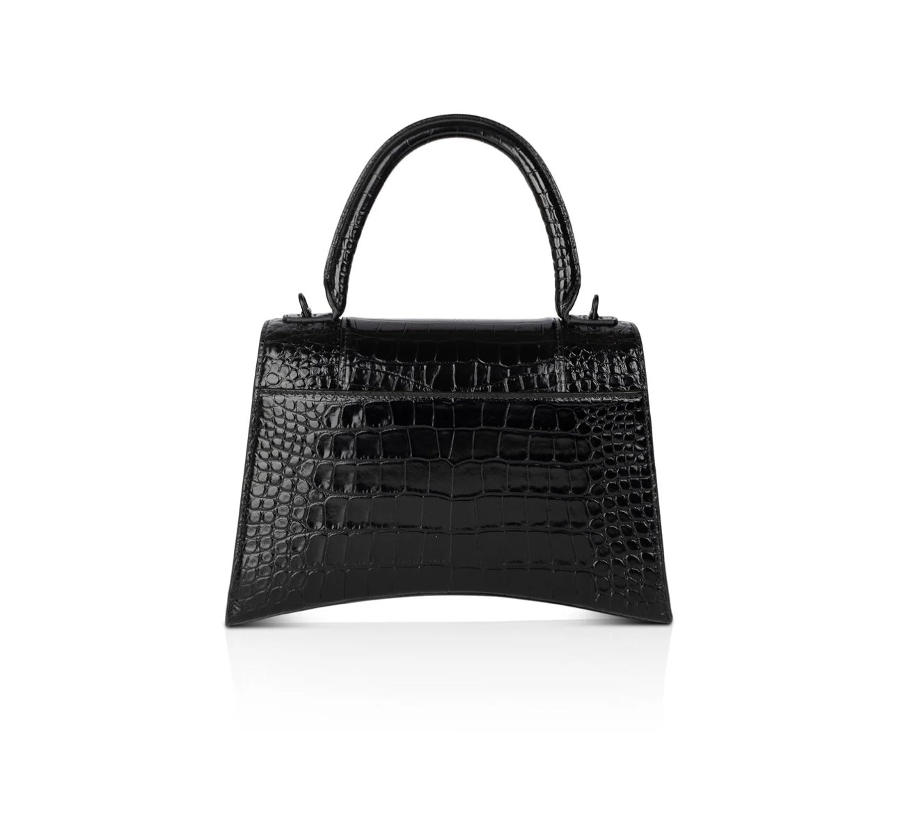 Balenciaga Hourglass Embossed Tote Bag