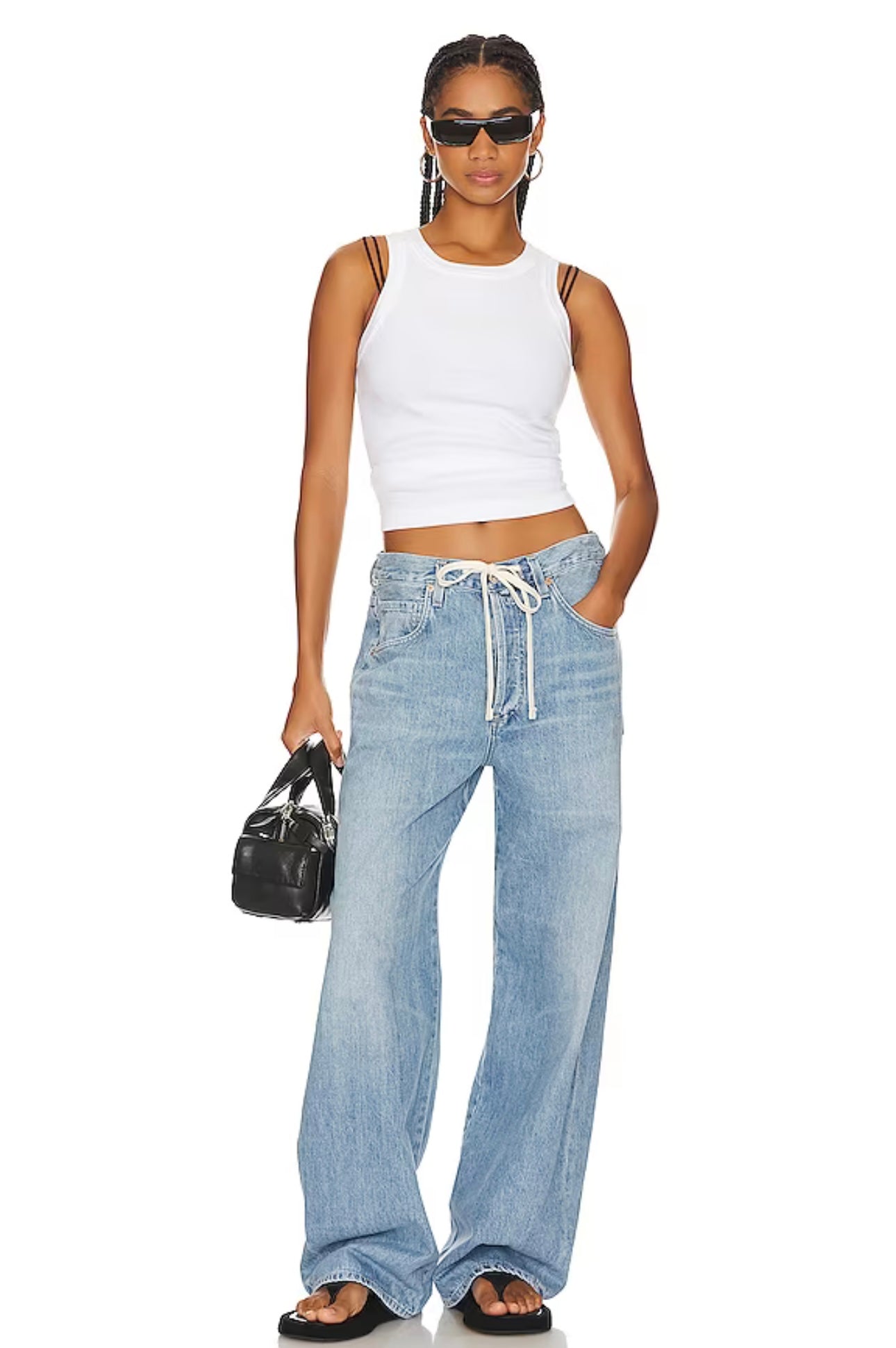 Citizens of Humanity - Brynn Drawstring Trouser in Blue Lace