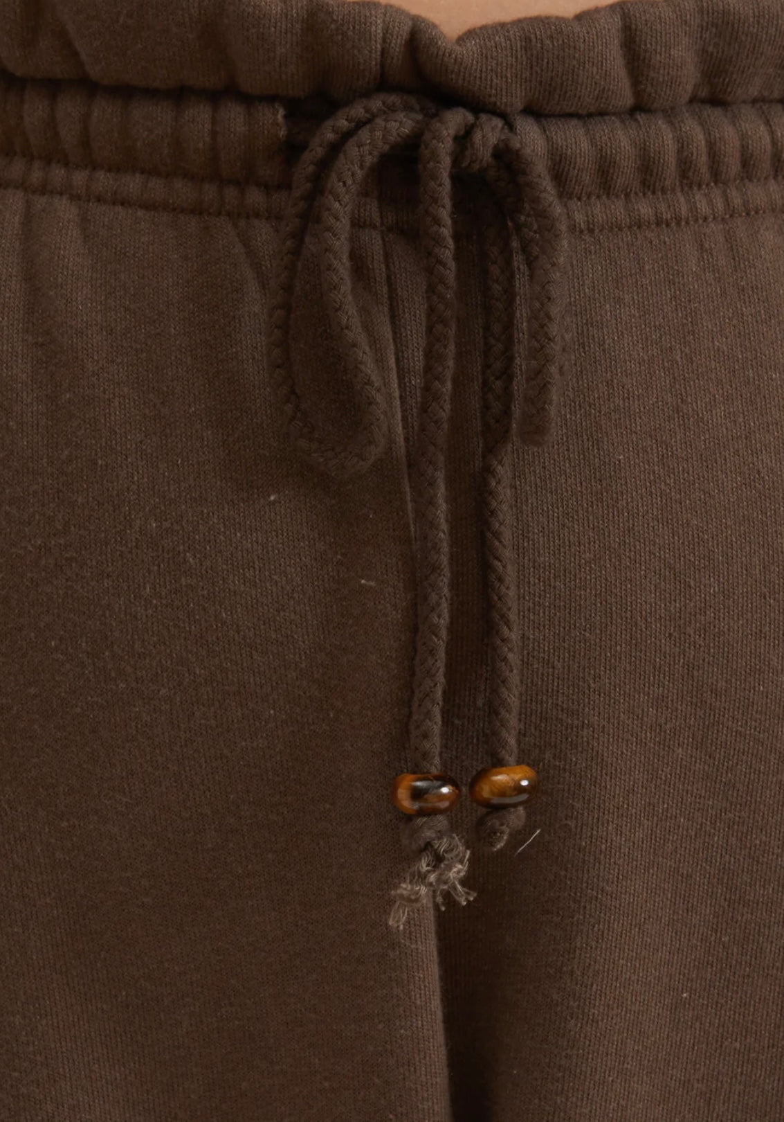 DONNI.
Women's Brown Vintage Fleece Cropped Hoodie & Sweatpants