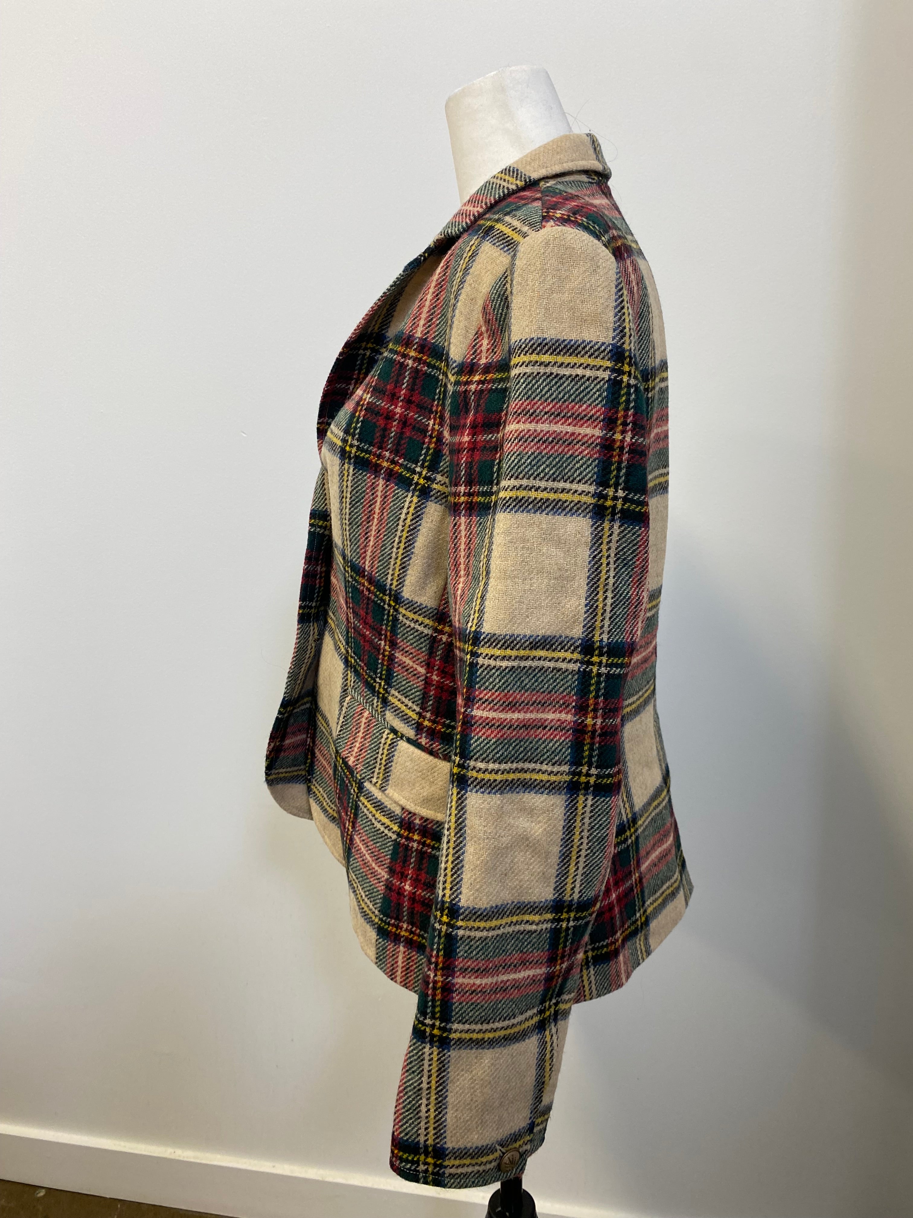 Rag & Bone Plaid Wool Blazer