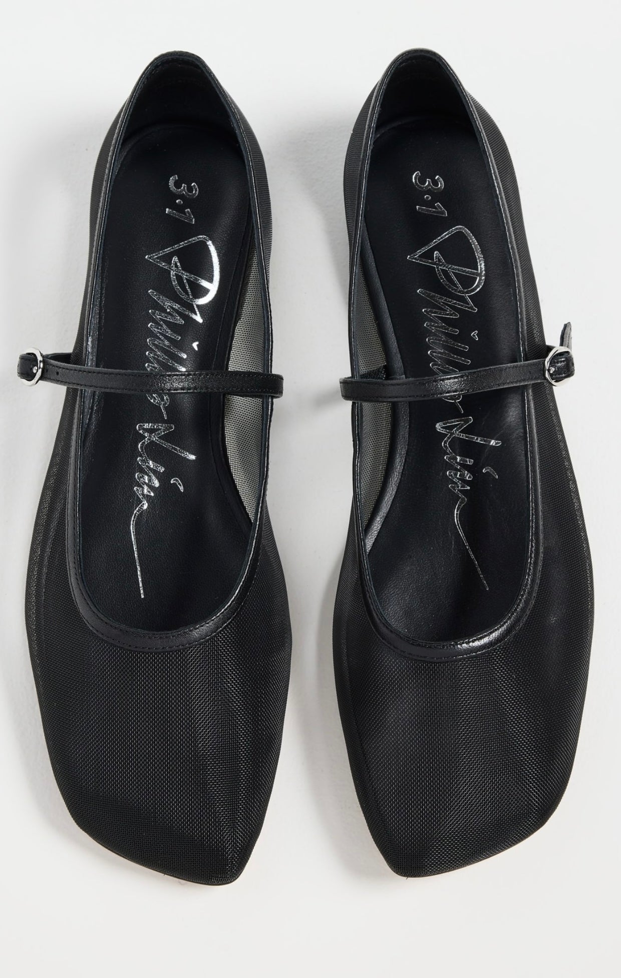 3.1 Phillip Lim -
ID Mesh Mary Jane Flats
