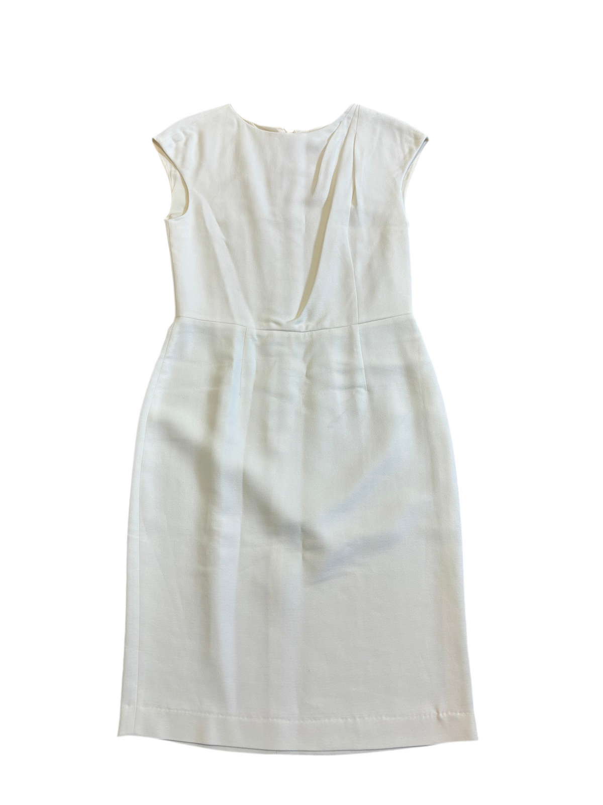 white dress with gold zipper EMILIO PUCCI exposed roaring twenties dresses