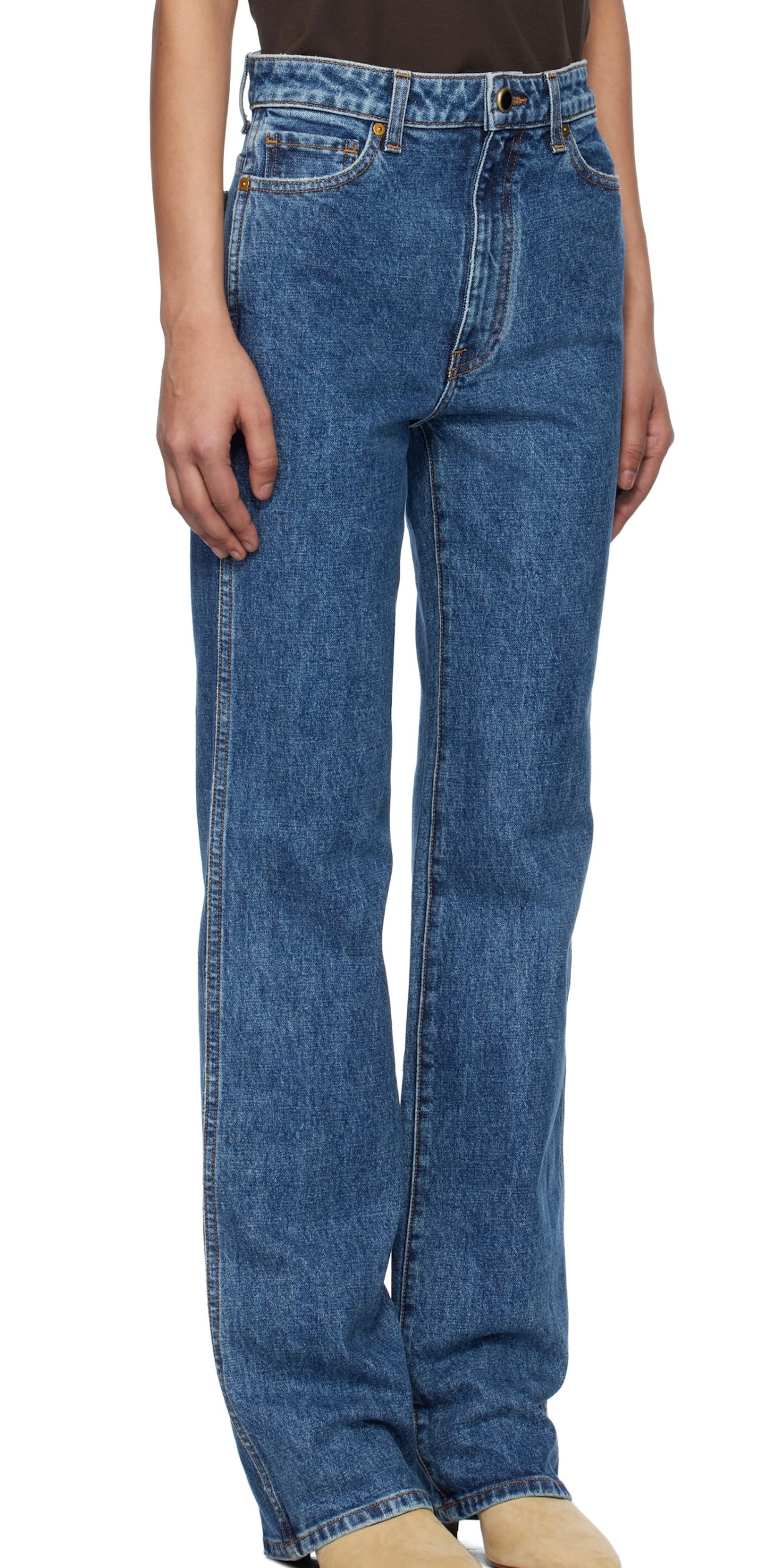 KHAITE - Blue Danielle Jeans