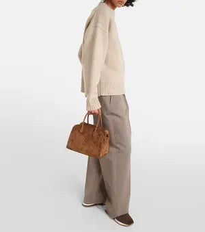 The Row - Margaux 10 Suede Tote Bag