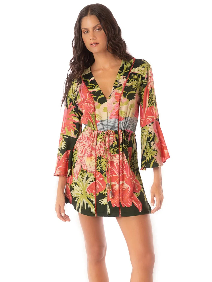 MAGJI tropical print dress