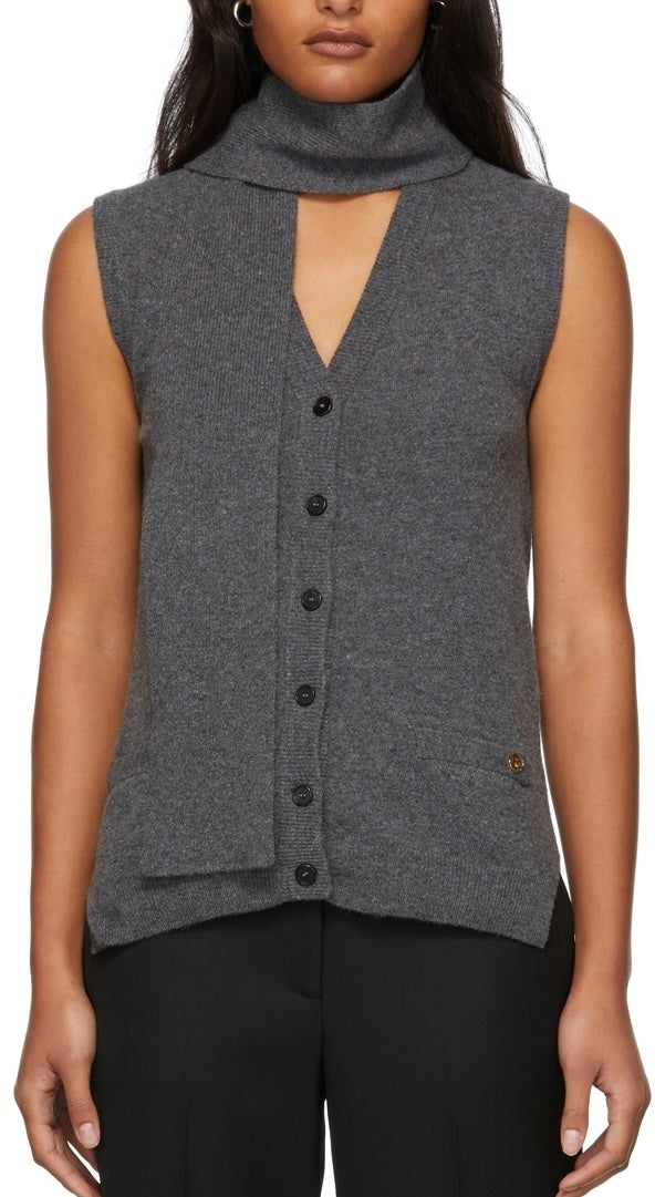 Recto Knit Sweater Vest + Scarf