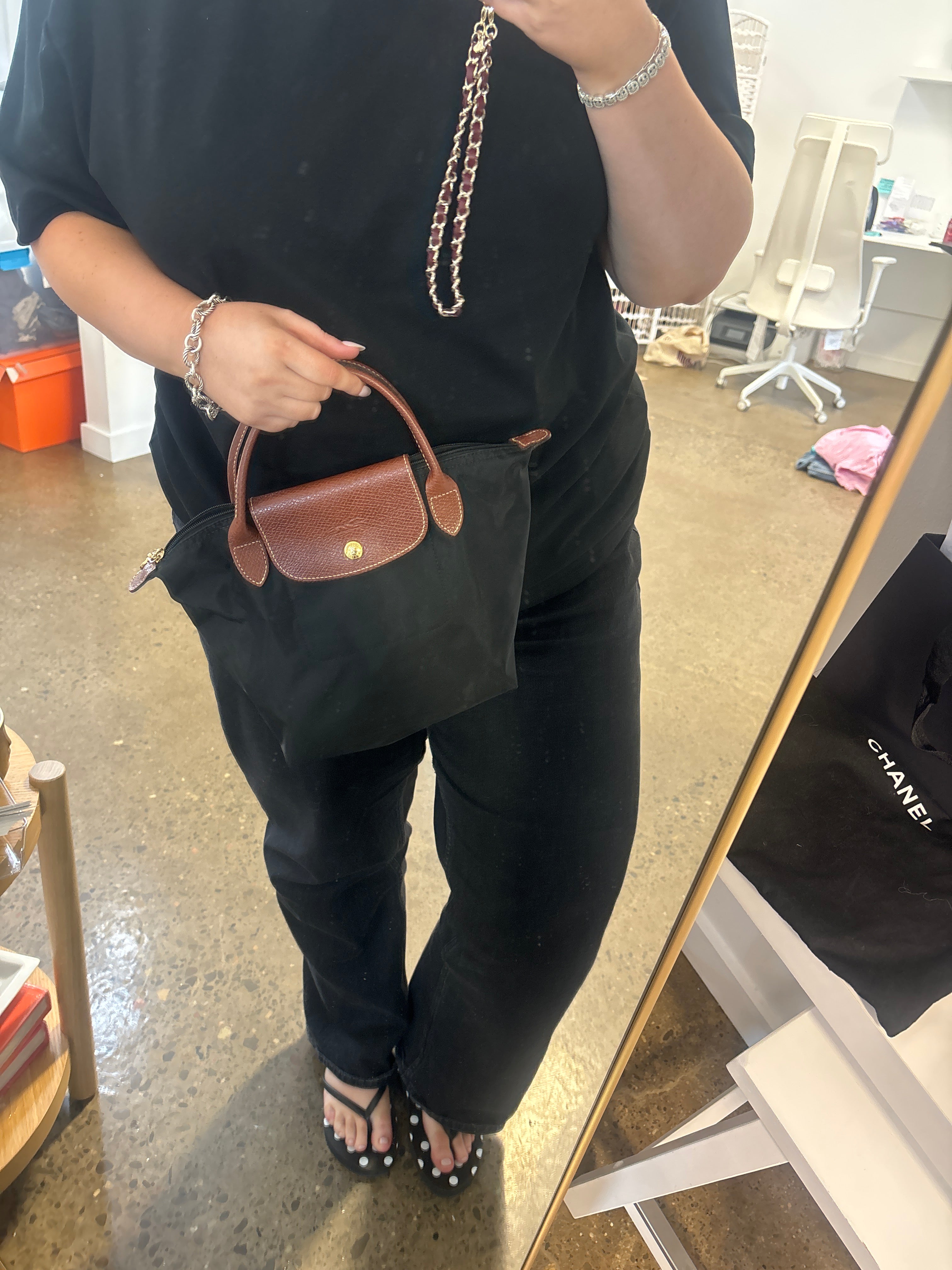 LONGCHAMP small black bag