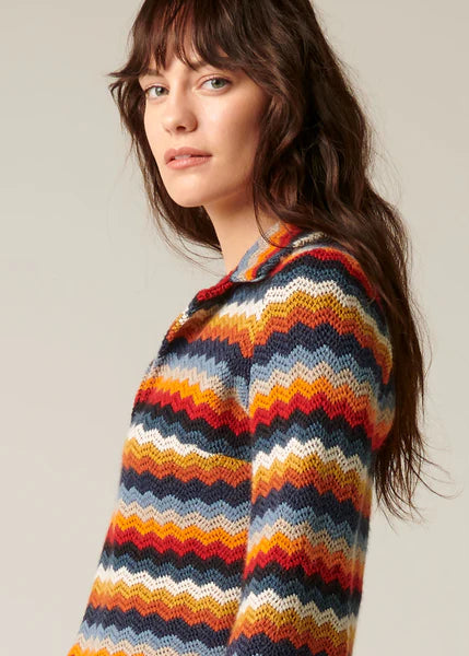 ELLIE MAE knit multi colour top and pants set