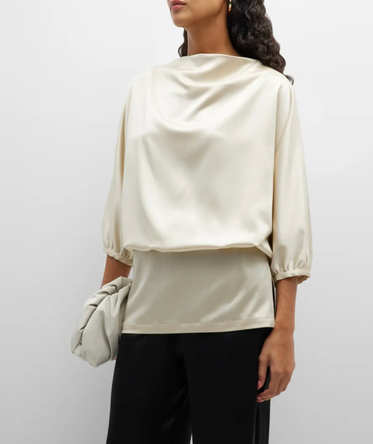 TOTEME - TOTEME
DRAPED SATIN TOP