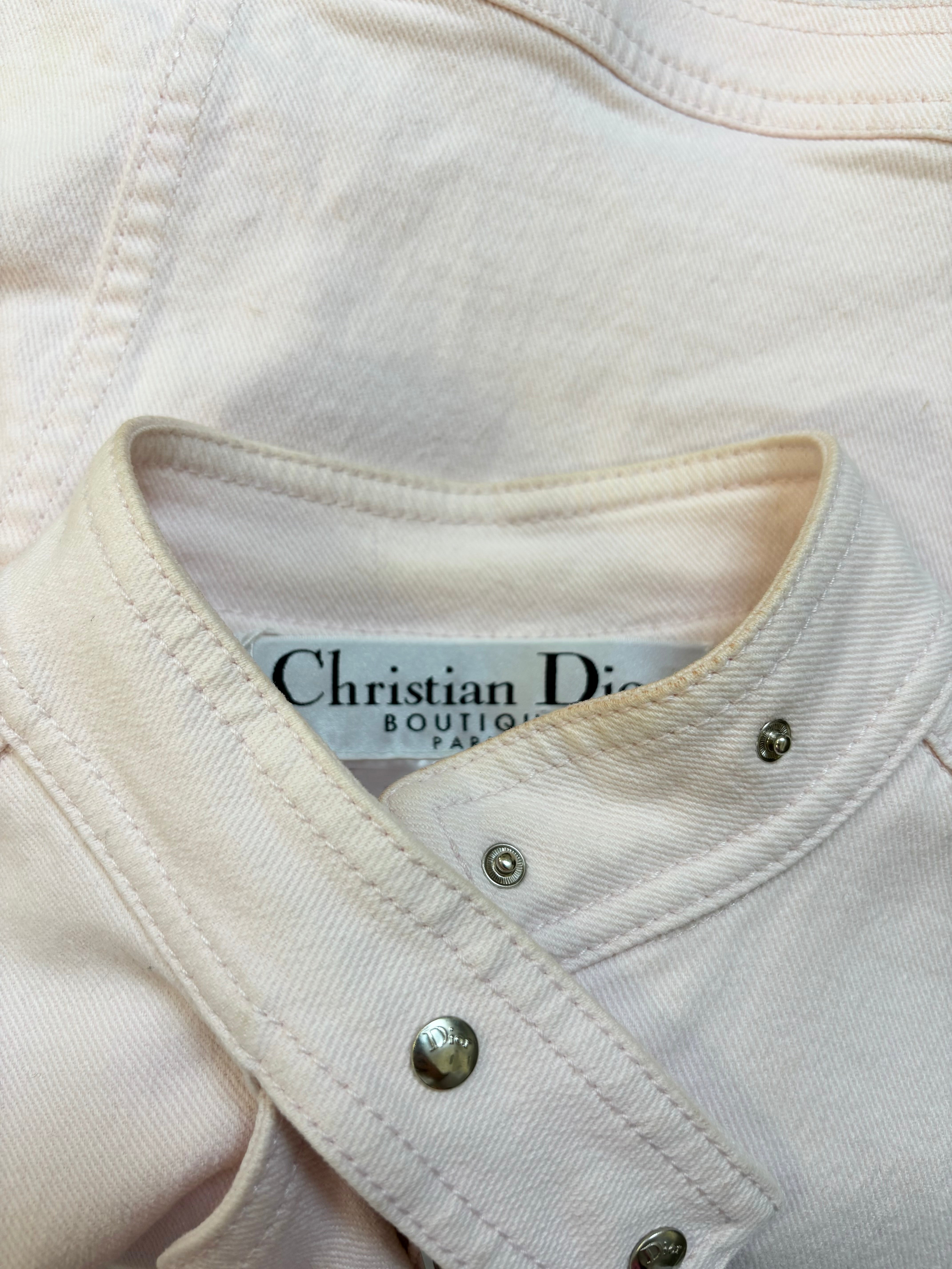 Christian Dior Cropped Denim Jacket