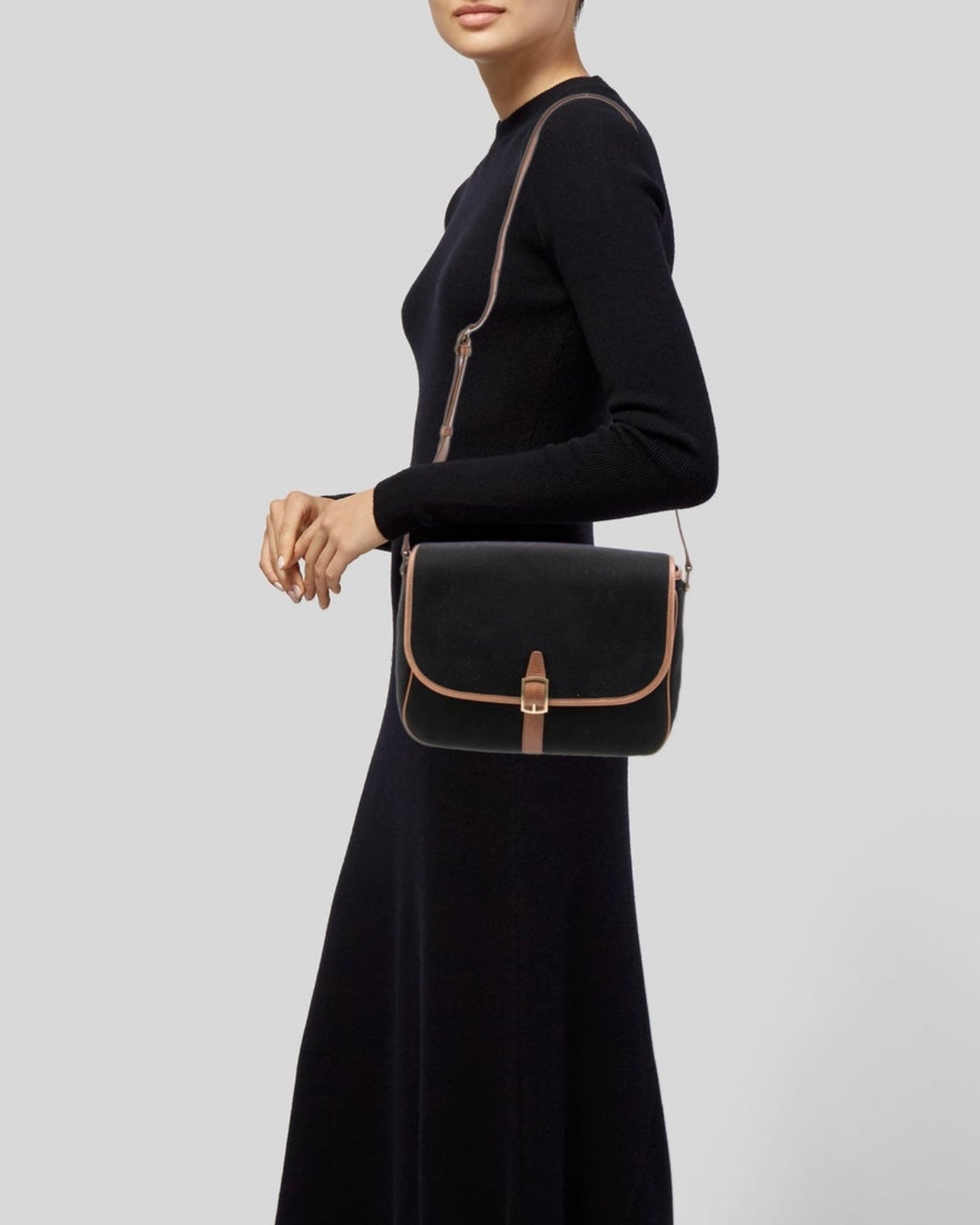 Saint Laurent - Leather Trimmed New Sac Sorbonne Bag