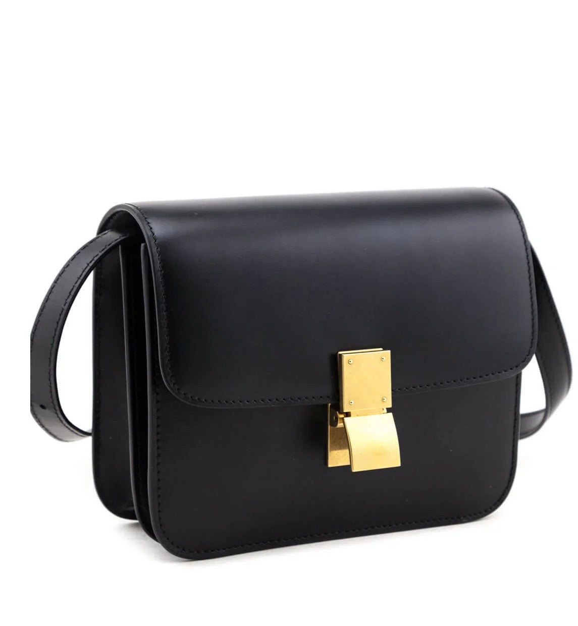CELINE BLACK TEEN BOX BAG