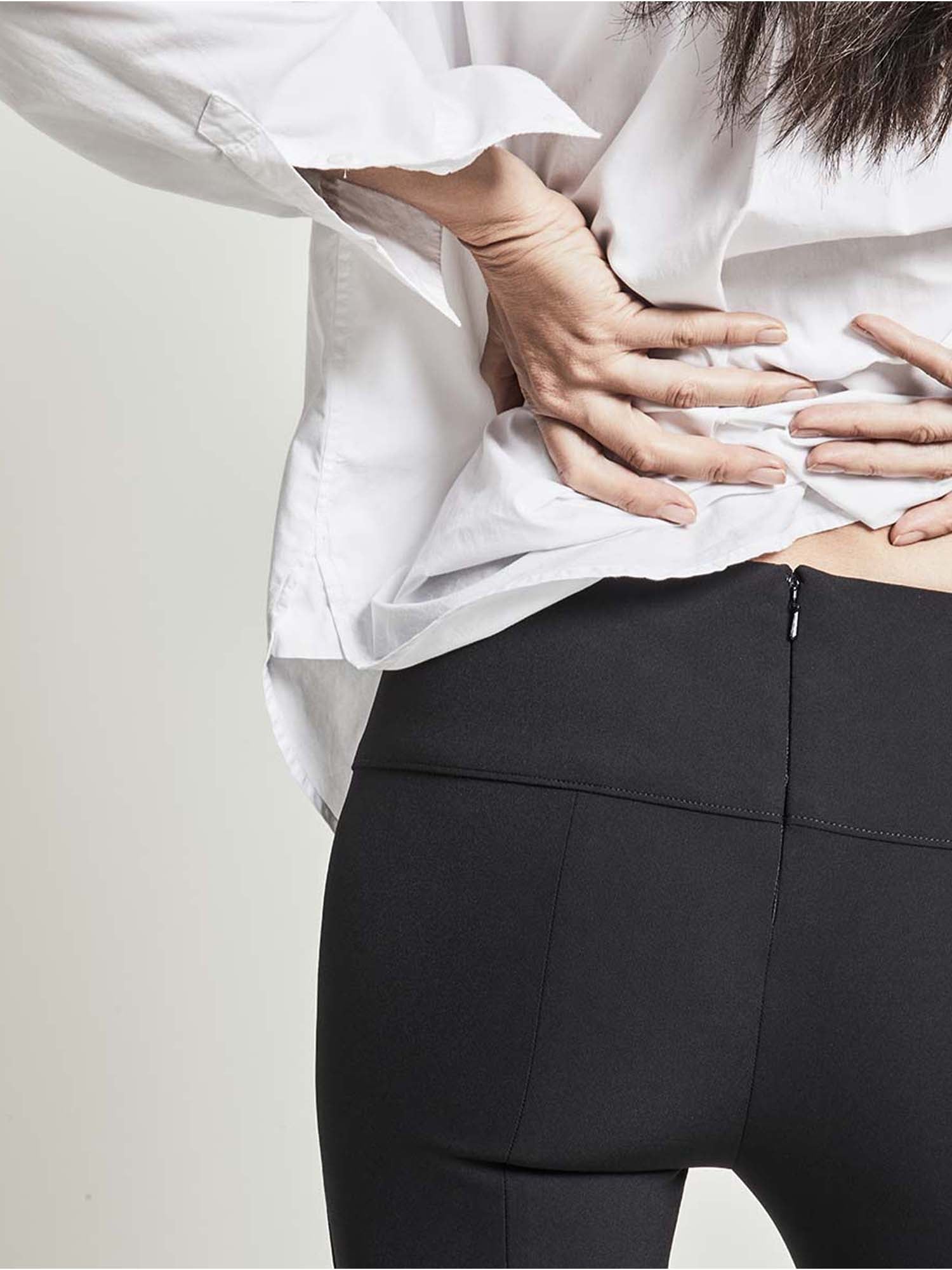 Veronica Beard Cropped Zip Back Pants