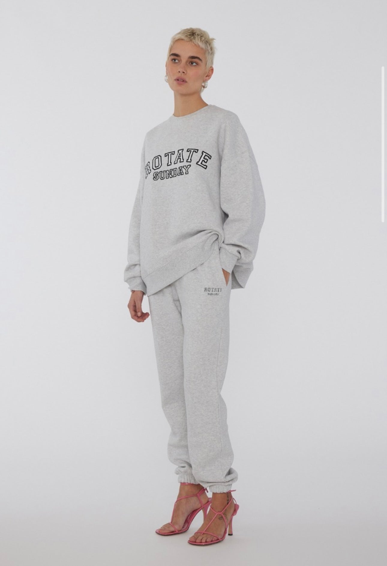 ROTATE BIRGER CHRISTENSEN
Iris Organic Cotton Crewneck sweatshirt and sweatpants (sold as a set)