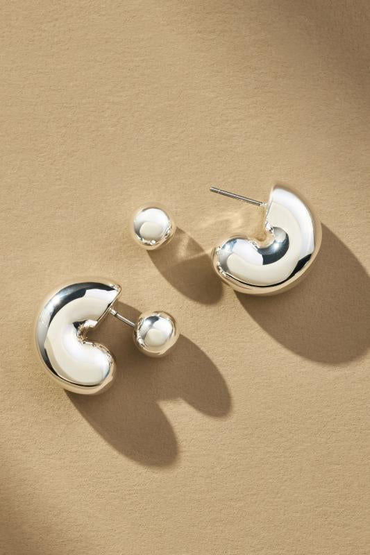 JENNY BIRD dome hoop earrings