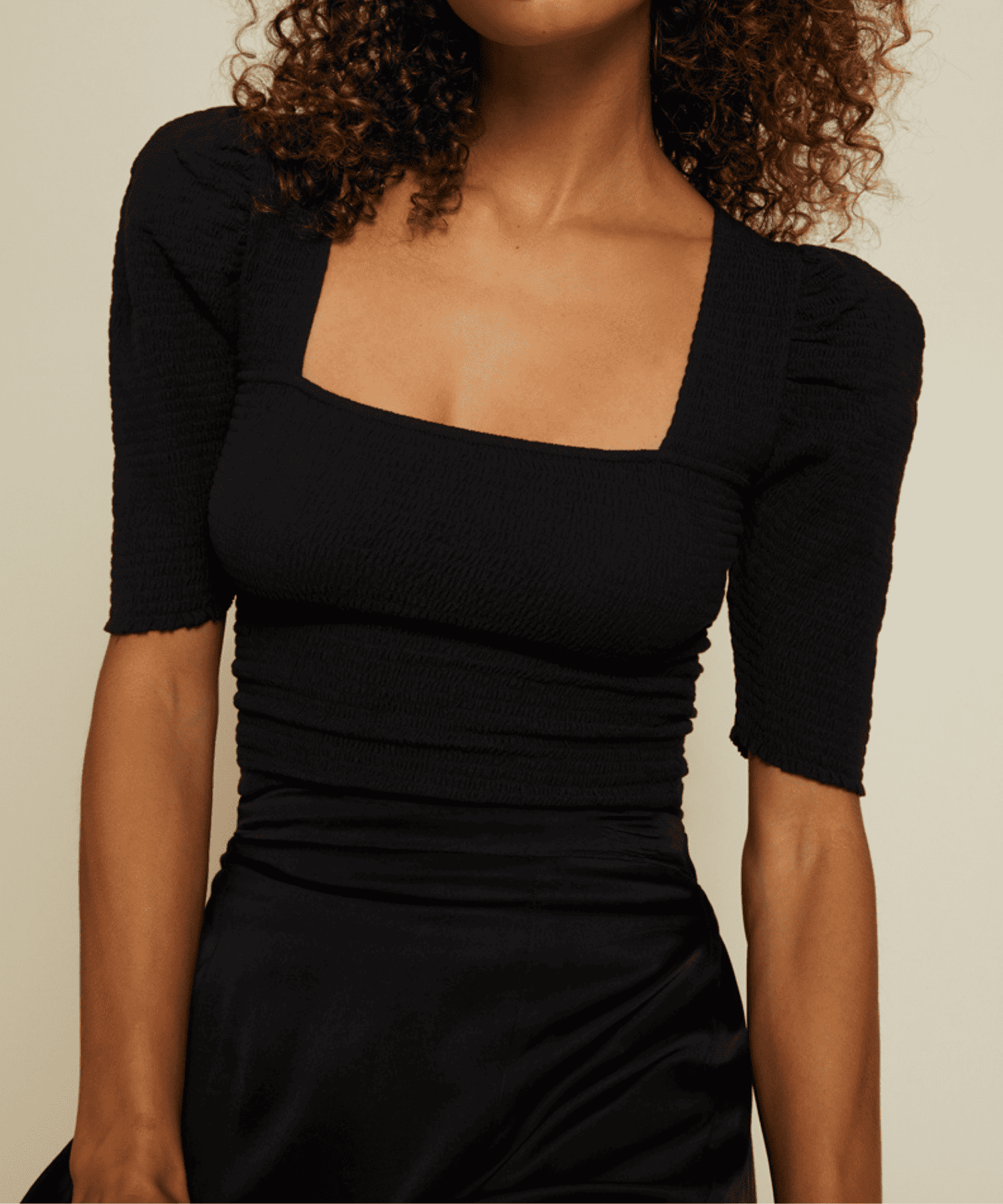 Nation LTD Zandra Smocked Tee