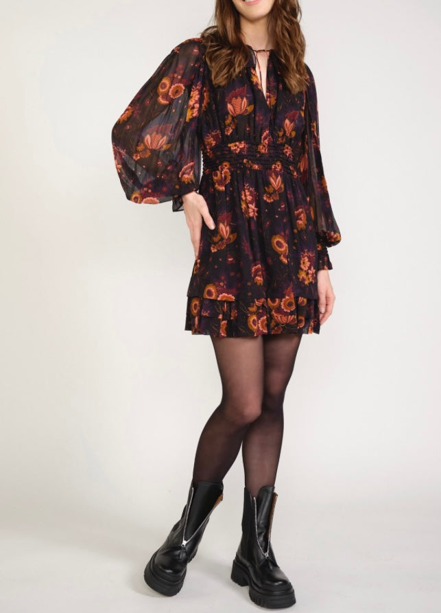 Ulla Johnson Floral Ruffle Dress