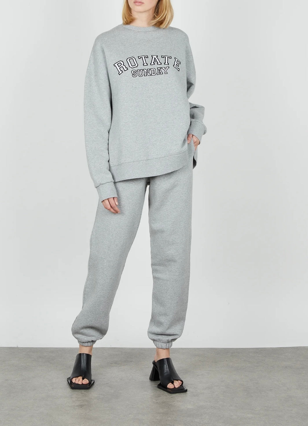 ROTATE BIRGER CHRISTENSEN
Iris Organic Cotton Crewneck sweatshirt and sweatpants (sold as a set)