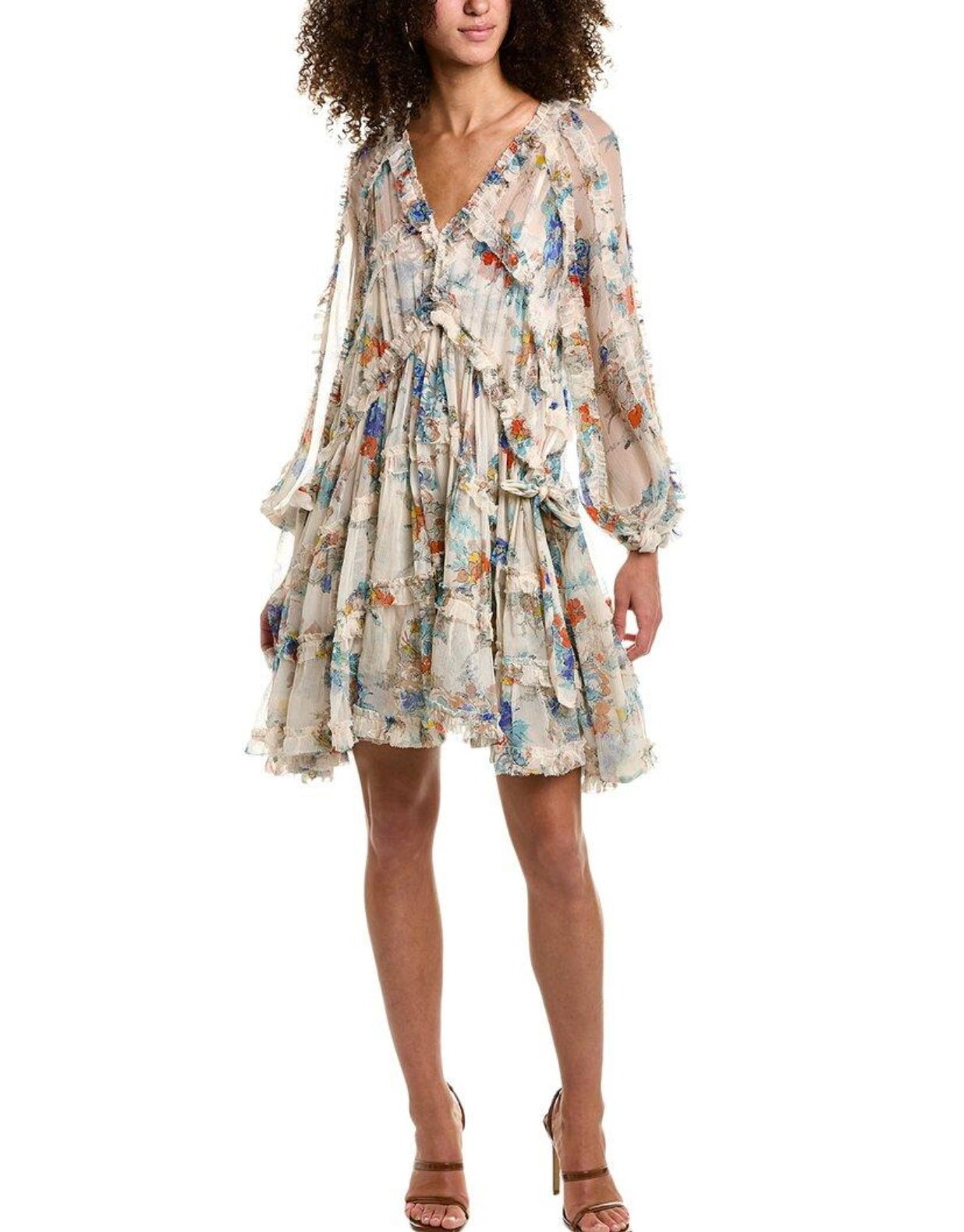 Zimmermann
Clover Frill Billow Mini Dress