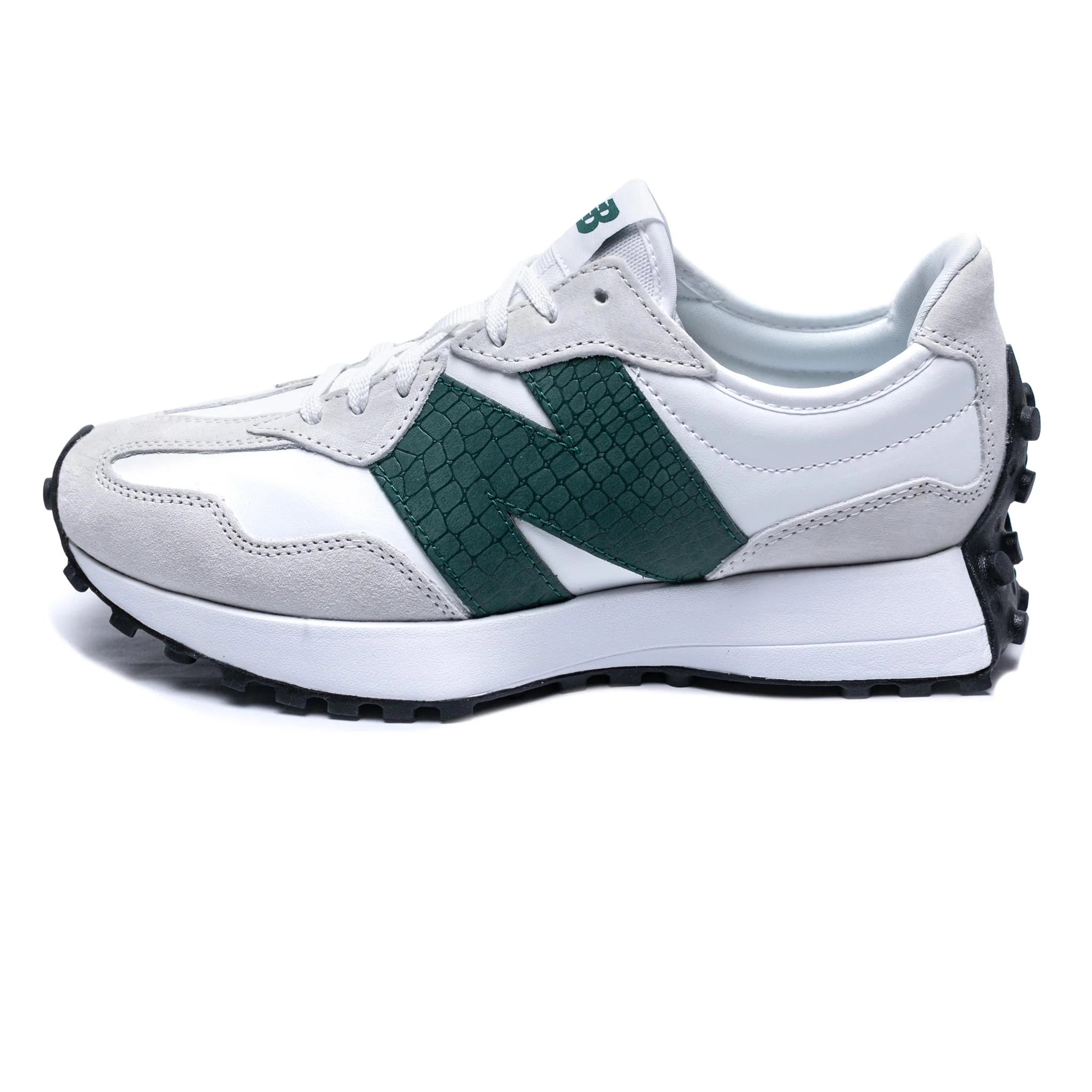 NEW BALANCE 327 sea salt/white/green sneakers