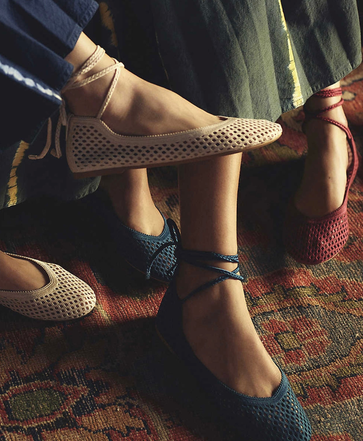 DIOR - Poème Laced Ballerina Flat Beige