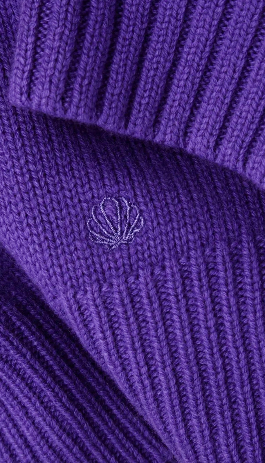 LouLou Studio purple knit crewneck