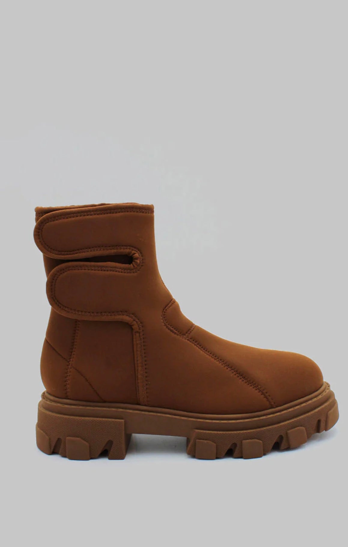 GIA BORGHINI 9 SCUBA BOOTS - BROWN