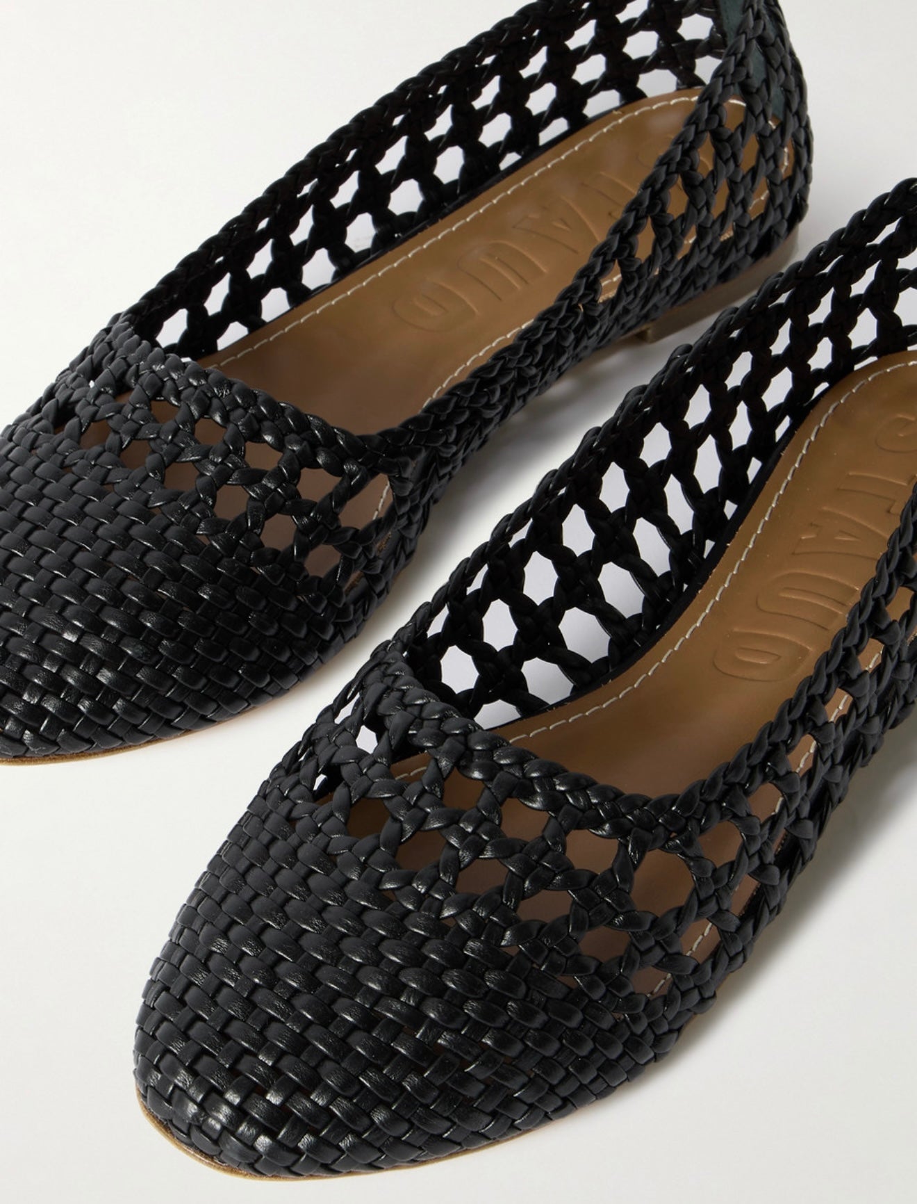 Staud - Nell Crochet Ballet Flats