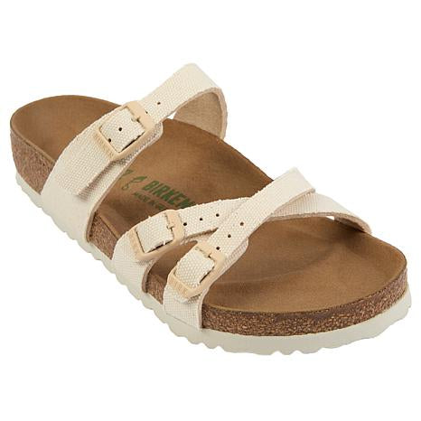BIRKENSTOCK sandal with white buckle laces