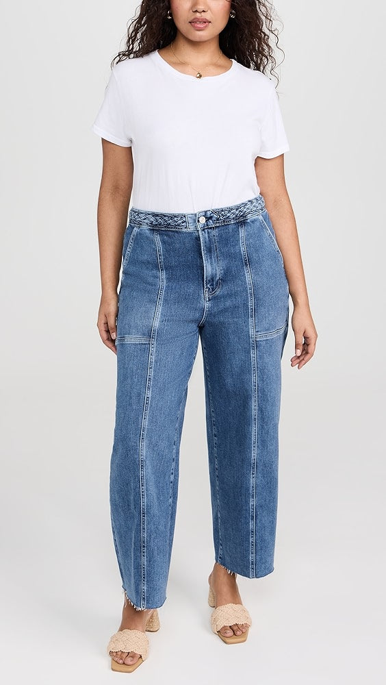 FRAME jeans with braided waist