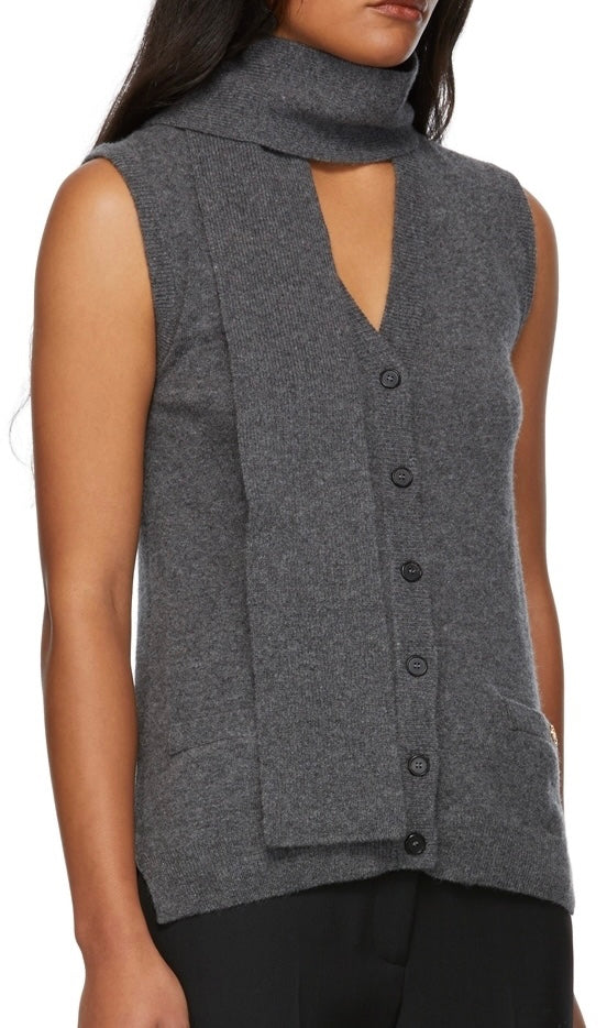 Recto Knit Sweater Vest + Scarf