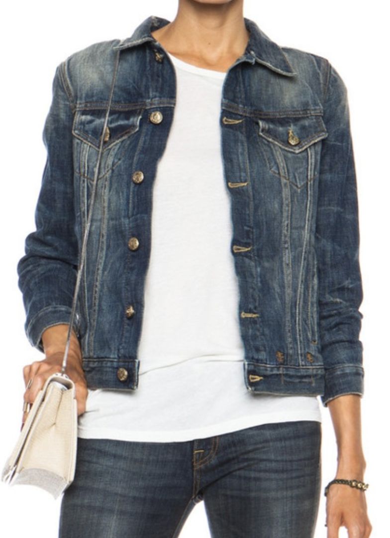 R13 "Tailored Trucker" Denim Jacket
