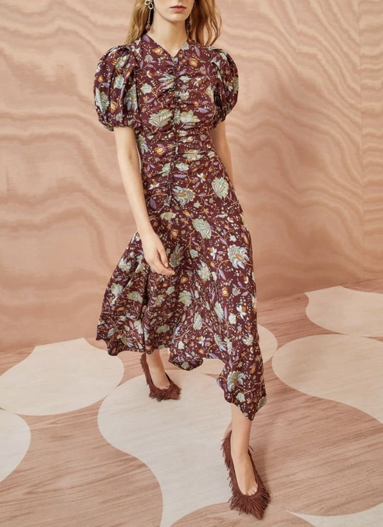 Ulla Johnson Heleen Puff Sleeve Dress