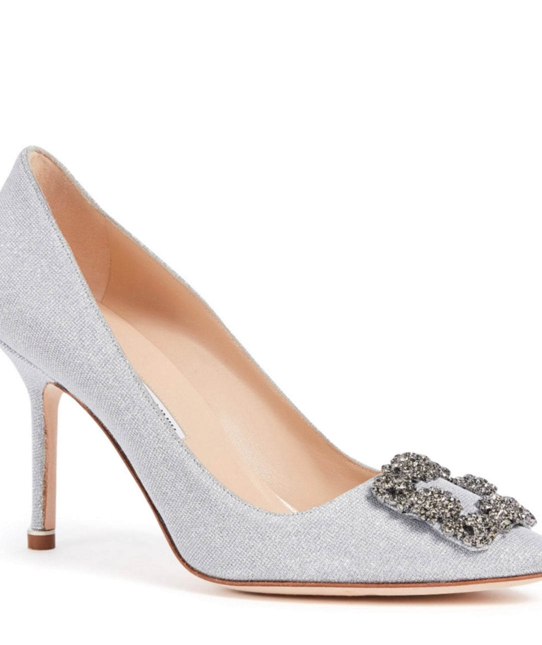 MANOLO BLAHNIK silver hangisi pumps