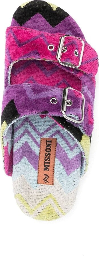 MISSONI chevron zig zag sandal/slipper