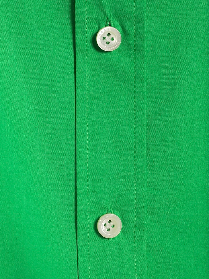 FRAME - oversized poplin button-up shirt