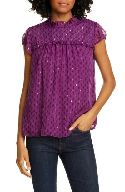 Ba&Sh Ruffle Blouse