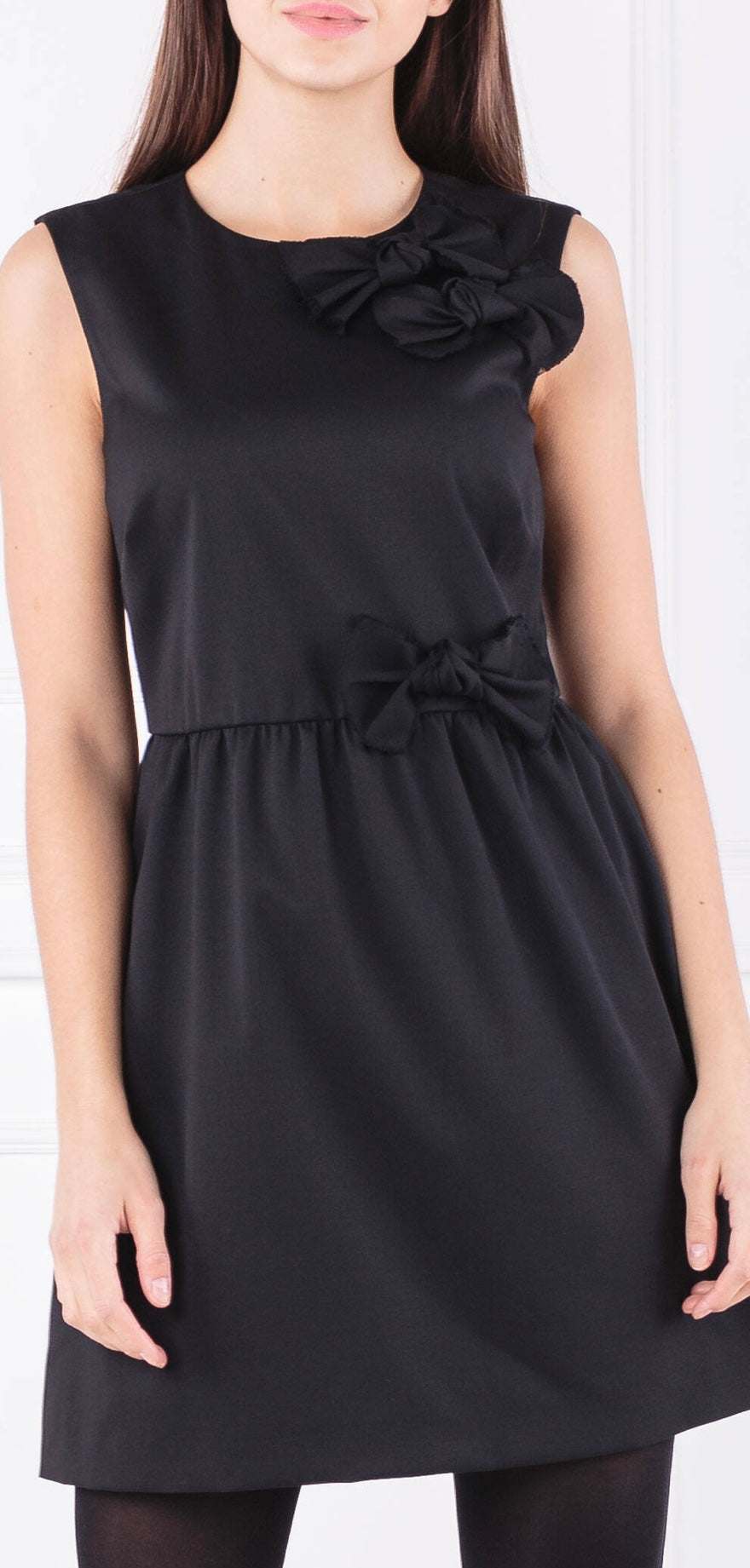 Red Valentino Sleeveless Bow Mini Dress