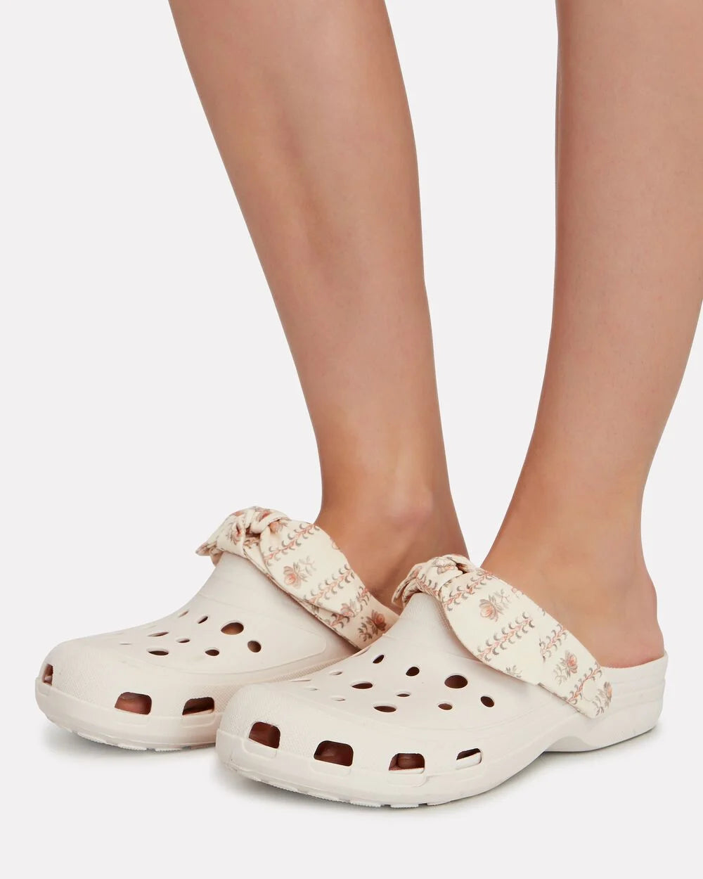 LOEFFLER RANDALL Ezra bow trimmed rubber clog