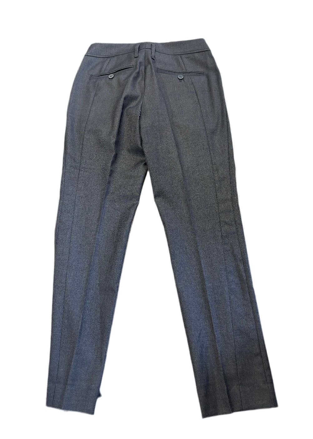 Brunello Cucinelli Dark Grey 100% Virgin Wool Trousers