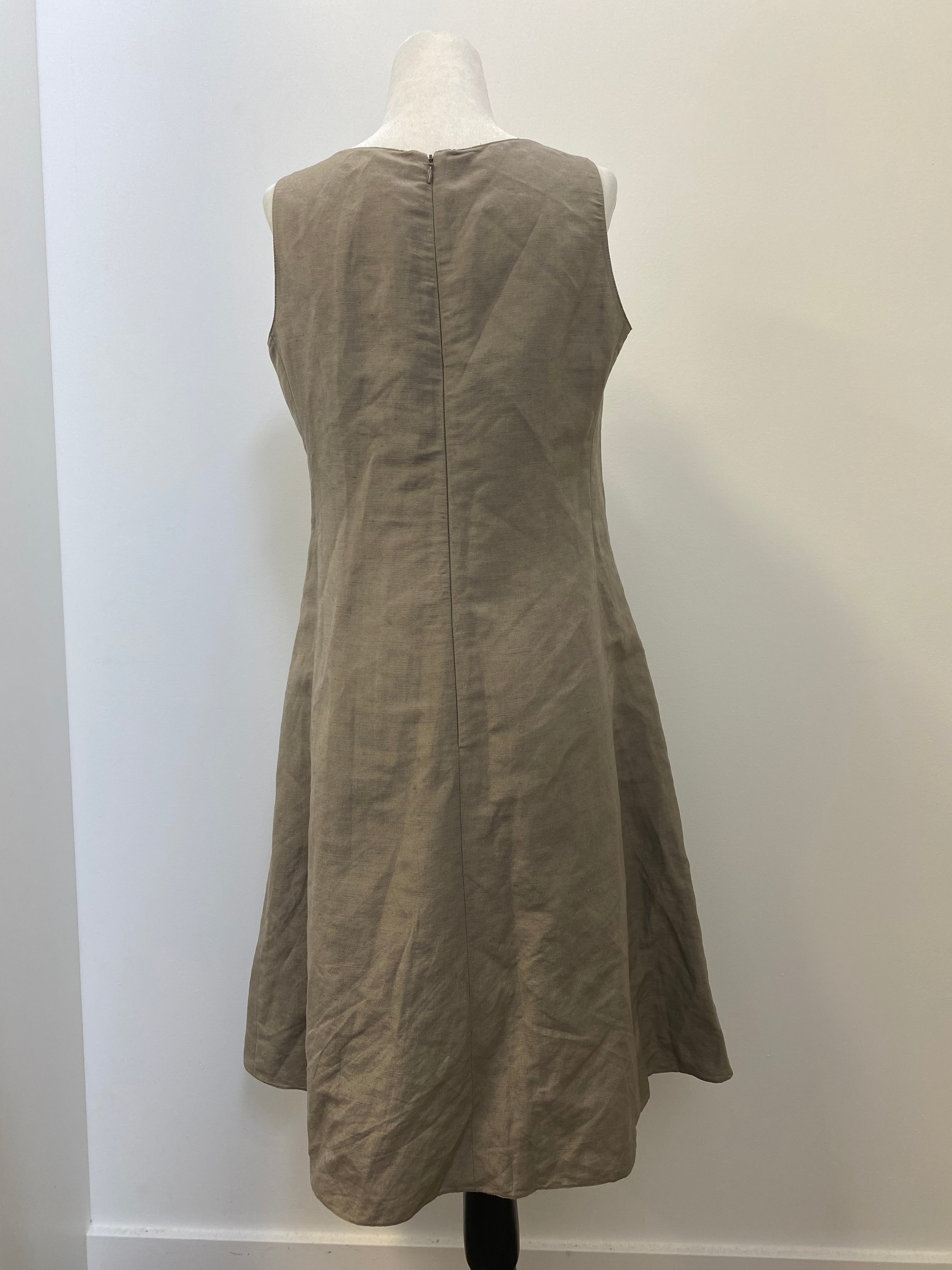 Giorgio Armani Ruffle Neck Dress