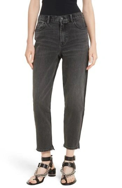 ALEXANDER WANG denim x sweat hybrid pants