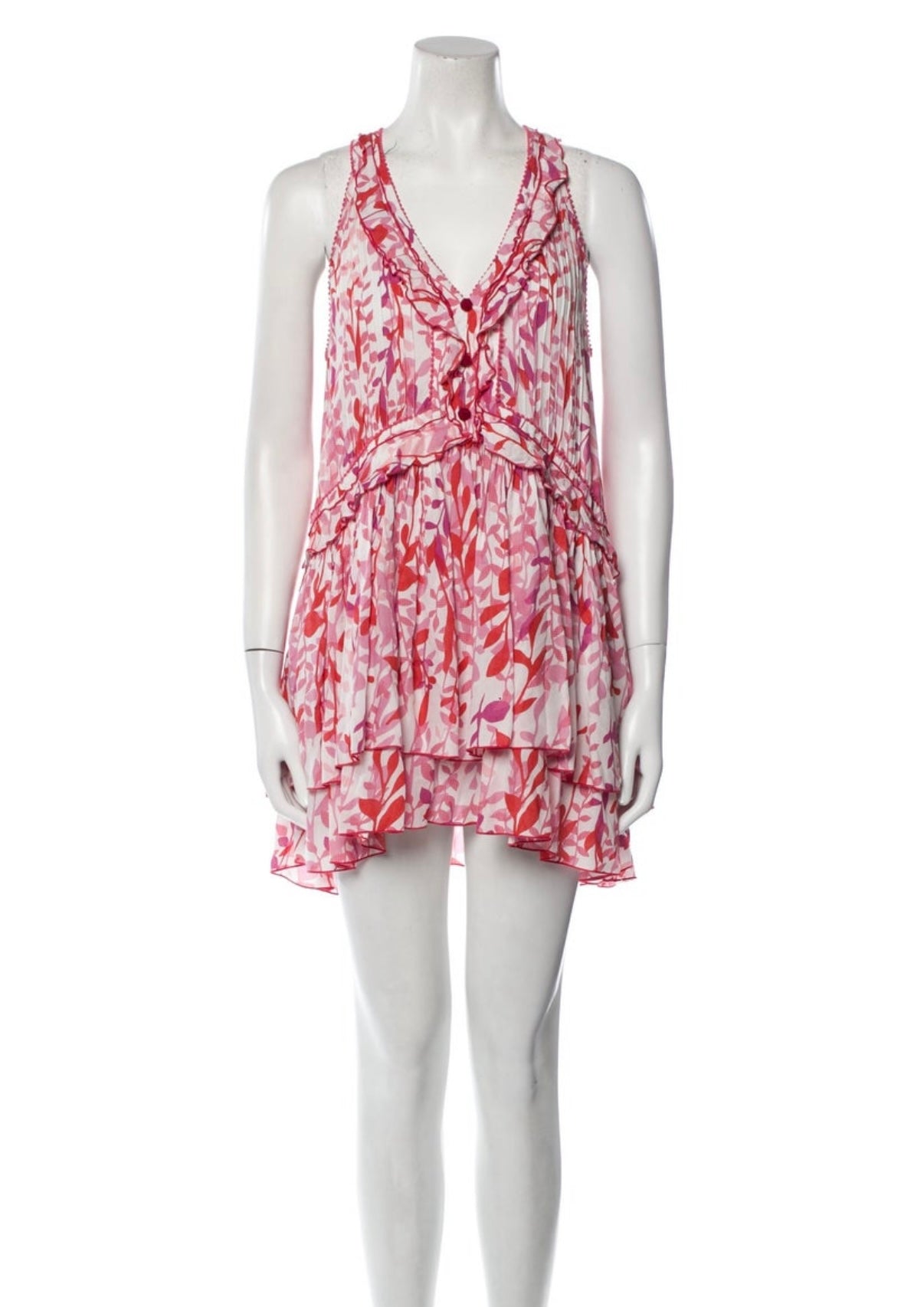 Poupette St Barth - Mae Mini Dress in Pink Esterel