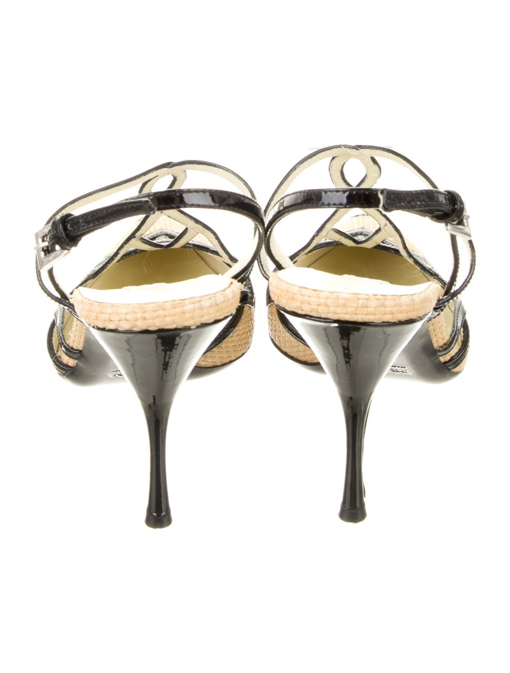 Pre-loved Prada Rafia Slingbacks