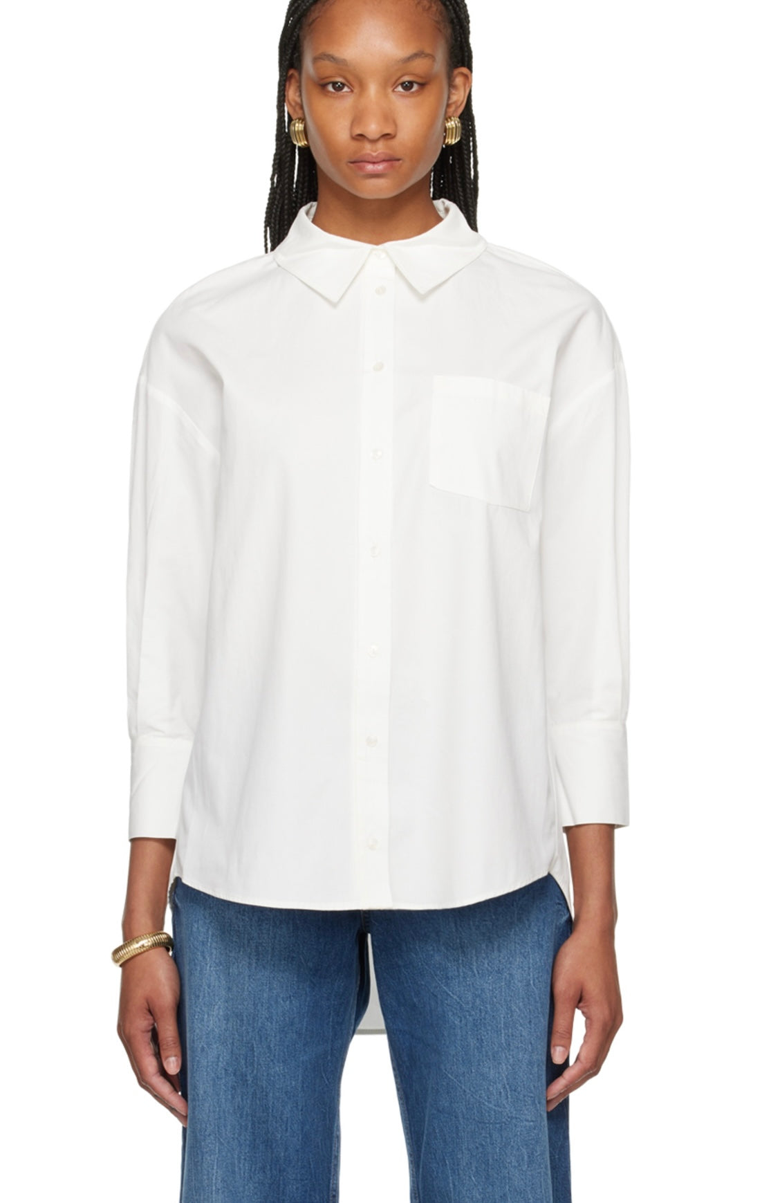 ANINE BING
Mika long-sleeve shirt
